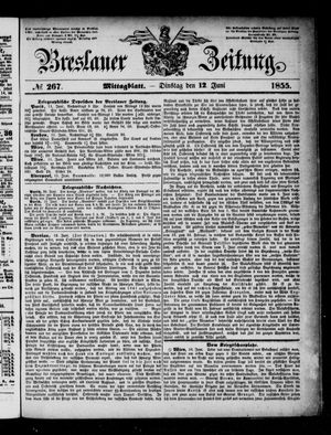 Breslauer Zeitung vom 12.06.1855