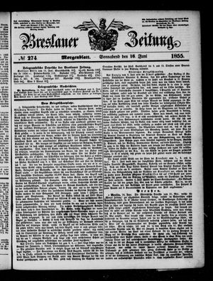 Breslauer Zeitung vom 16.06.1855