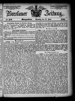 Breslauer Zeitung vom 17.06.1855