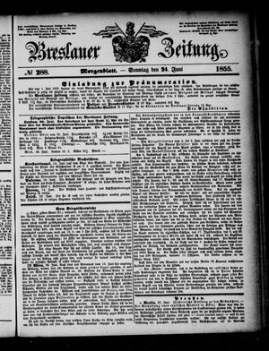 Breslauer Zeitung vom 24.06.1855