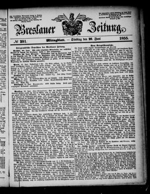 Breslauer Zeitung vom 26.06.1855