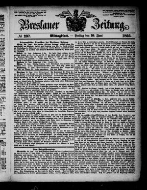Breslauer Zeitung vom 29.06.1855