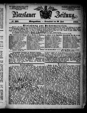 Breslauer Zeitung vom 30.06.1855