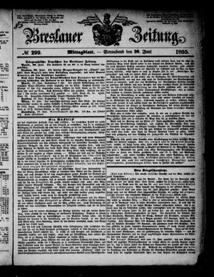 Breslauer Zeitung vom 30.06.1855