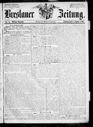 Breslauer Zeitung vom 03.01.1860