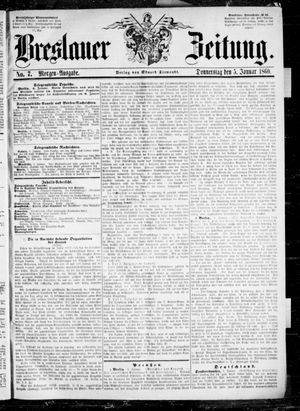 Breslauer Zeitung vom 05.01.1860