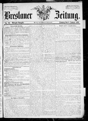 Breslauer Zeitung vom 08.01.1860