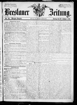 Breslauer Zeitung vom 27.01.1860
