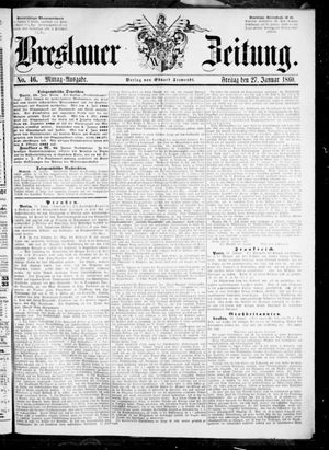 Breslauer Zeitung vom 27.01.1860