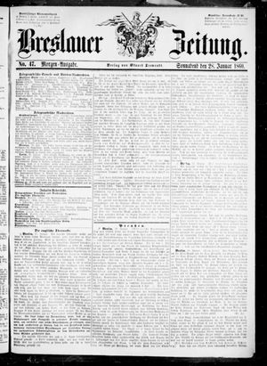 Breslauer Zeitung vom 28.01.1860