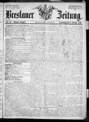 Breslauer Zeitung vom 02.02.1860