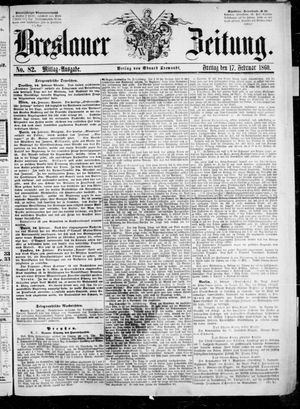 Breslauer Zeitung vom 17.02.1860