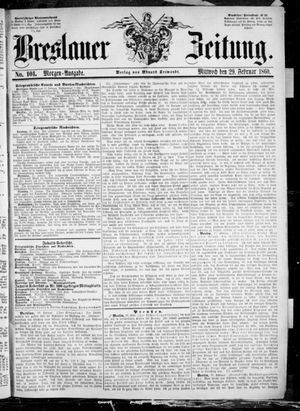 Breslauer Zeitung vom 29.02.1860