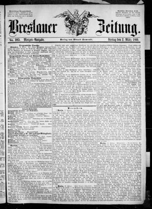 Breslauer Zeitung vom 02.03.1860