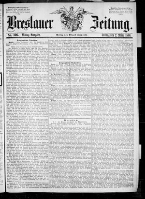Breslauer Zeitung vom 02.03.1860