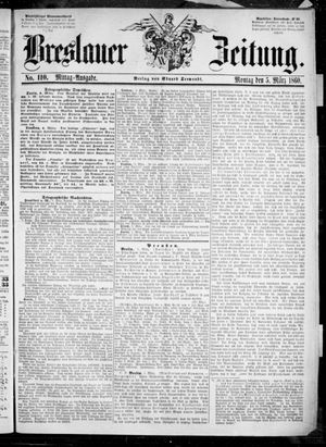 Breslauer Zeitung on Mar 5, 1860