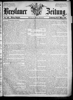 Breslauer Zeitung vom 08.03.1860