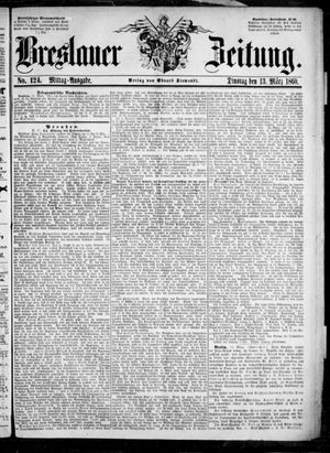 Breslauer Zeitung vom 13.03.1860