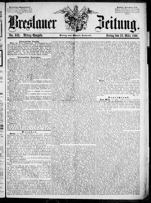 Breslauer Zeitung vom 23.03.1860