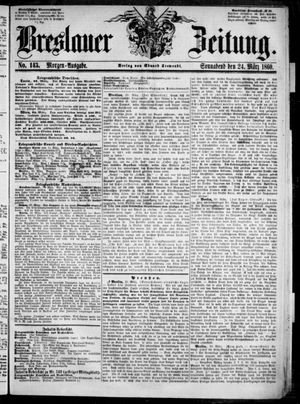 Breslauer Zeitung vom 24.03.1860