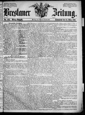 Breslauer Zeitung vom 24.03.1860