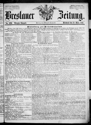 Breslauer Zeitung vom 28.03.1860