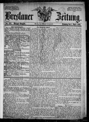 Breslauer Zeitung vom 01.04.1860
