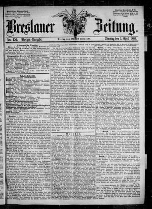 Breslauer Zeitung on Apr 3, 1860