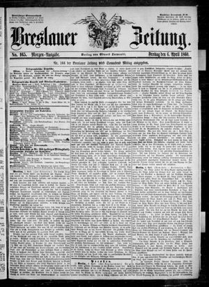Breslauer Zeitung vom 06.04.1860
