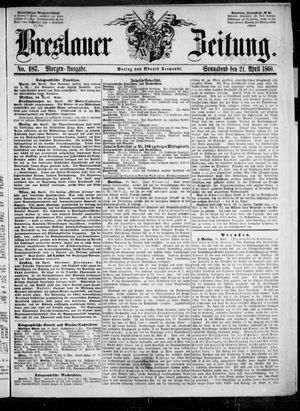 Breslauer Zeitung vom 21.04.1860