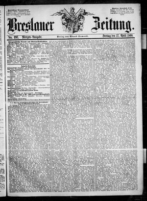 Breslauer Zeitung vom 27.04.1860