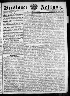 Breslauer Zeitung vom 30.04.1860