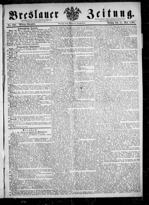 Breslauer Zeitung vom 11.05.1860