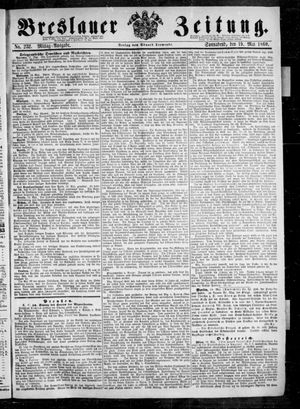 Breslauer Zeitung vom 19.05.1860