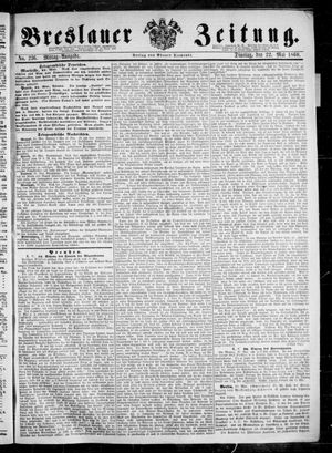 Breslauer Zeitung vom 22.05.1860