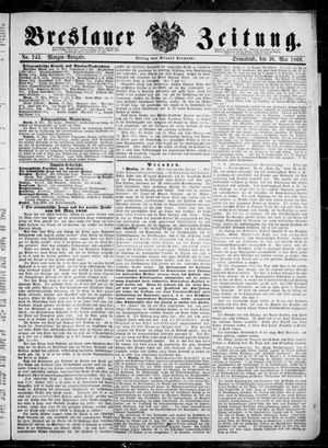 Breslauer Zeitung vom 26.05.1860