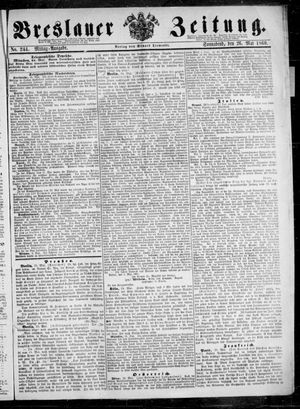 Breslauer Zeitung vom 26.05.1860