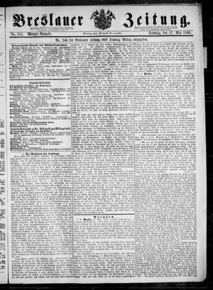 Breslauer Zeitung vom 27.05.1860