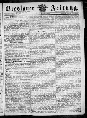 Breslauer Zeitung vom 29.05.1860