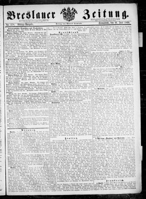 Breslauer Zeitung vom 16.06.1860