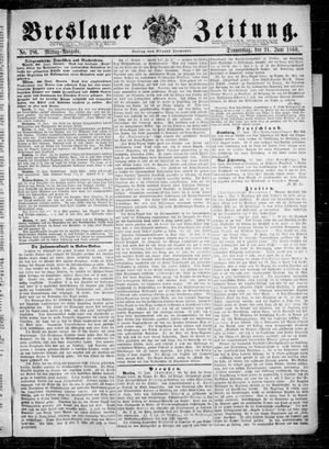 Breslauer Zeitung vom 21.06.1860