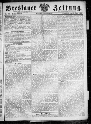 Breslauer Zeitung vom 23.06.1860