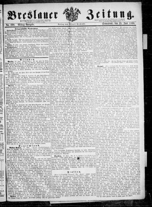Breslauer Zeitung vom 23.06.1860