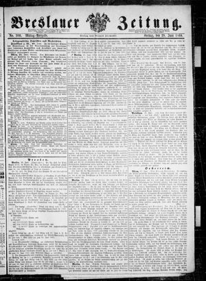 Breslauer Zeitung vom 29.06.1860