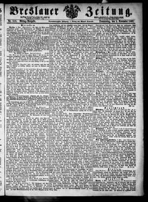 Breslauer Zeitung vom 05.11.1863