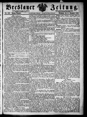 Breslauer Zeitung on Nov 11, 1863