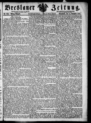 Breslauer Zeitung vom 14.11.1863