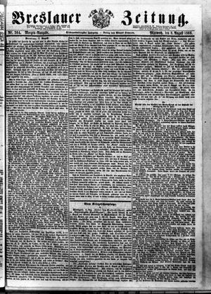 Breslauer Zeitung vom 08.08.1866