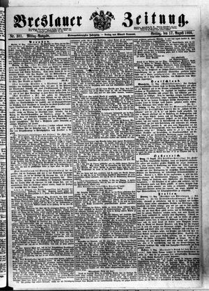 Breslauer Zeitung vom 17.08.1866