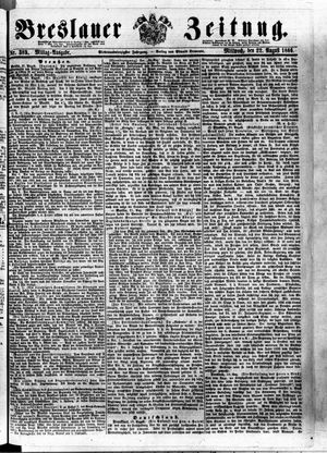 Breslauer Zeitung vom 22.08.1866